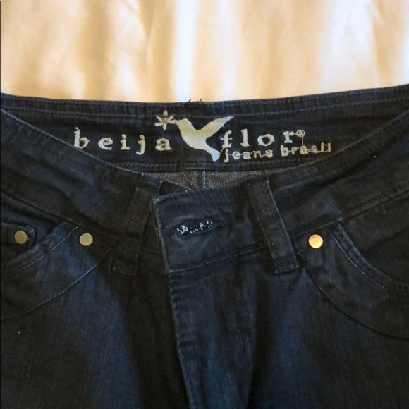 Beija Flor jeans black size 4 - Picture 2 of 6